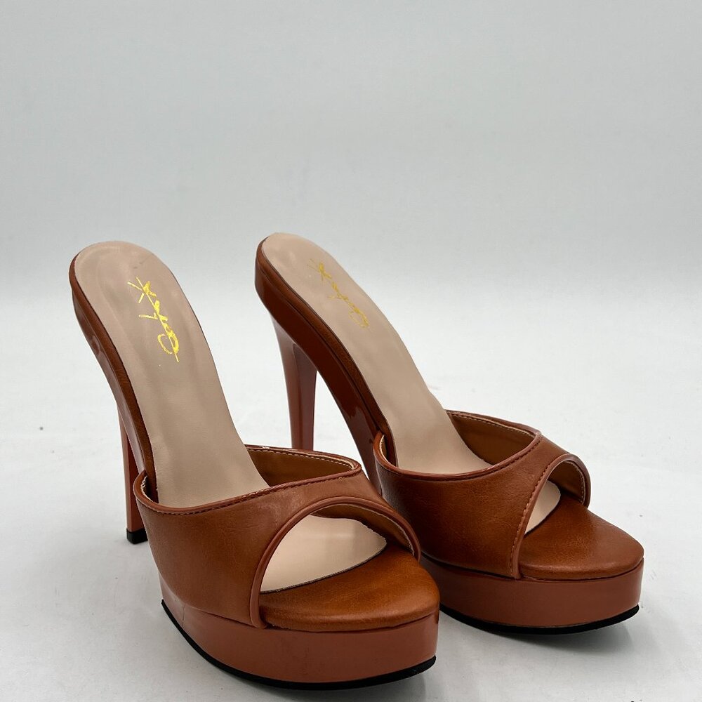 XYD Women Platform Slippers Slip On Stilettos Slides Sexy High Heel Mules